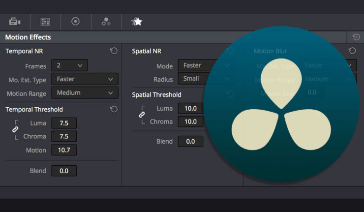 Motion Effects Palette