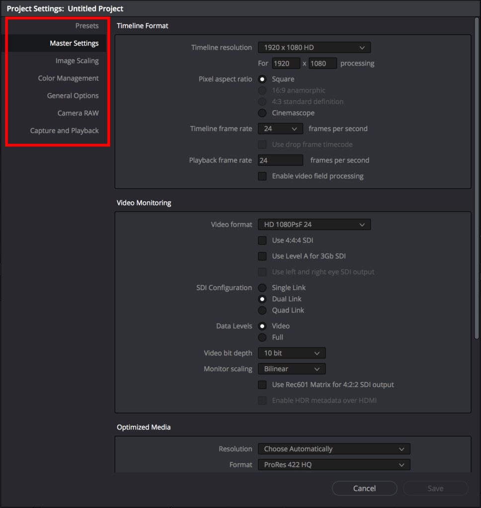 where does davinci resolve save projects where does davinci resolve save projects